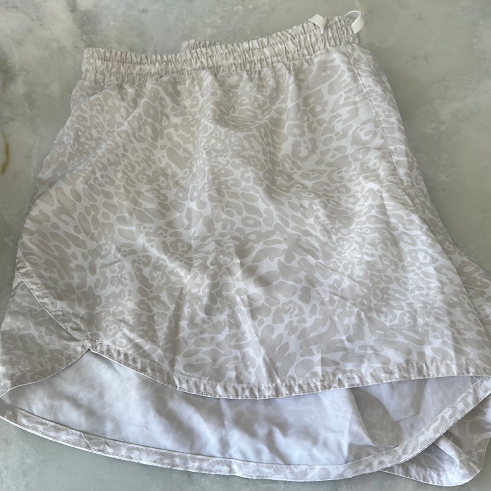 White athletic shorts